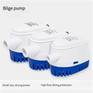 12V/24V Auto Bilge Pump 600-1100GPH Submersible for Marine Yacht Boat Engine - Rapid Water Drainage Pump