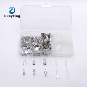 Box Insulated Male Female Wire Connector 2.8/4.8/6.3mm Electrical Crimp Terminals Termin Spade Connectors Assorted Kit Good