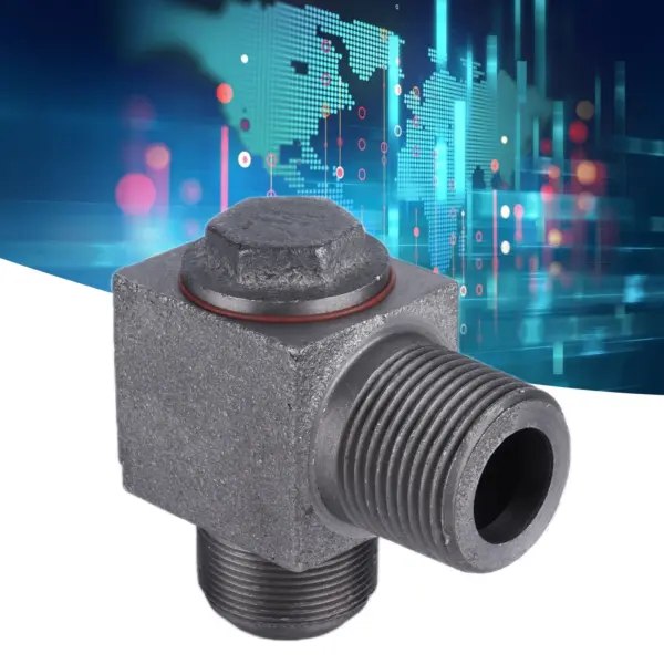 90 Air Compressor Check Valve One Way Cast Iron Check Valve 10mm Elbow for Air Compressor Parts Air Compressor Check Valve