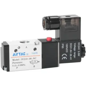 3v210-08 Better Quality Pneumatic Electric Solenoid Valve Directional Control Air Magnetic Valve 12V 24V 220V 3v210