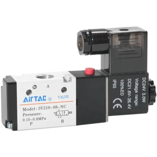 3v210-08 Better Quality Pneumatic Electric Solenoid Valve Directional Control Air Magnetic Valve 12V 24V 220V 3v210
