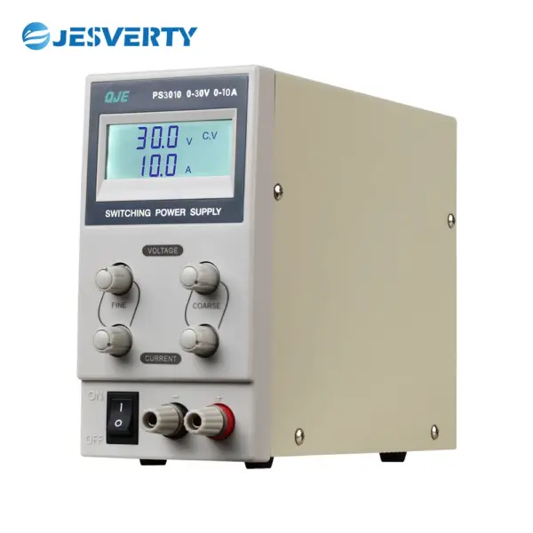 PS3010 300W Switching DC Bench Power Supply 0-30V 0-10A Variable Three-Digit Display with Encoder Knob for DC Regulation