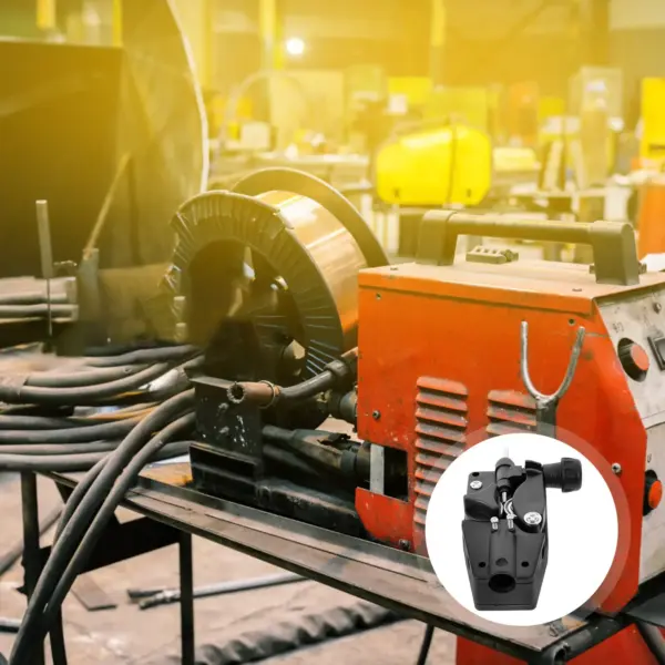Mig Welder Wire Feeder 24V Dc 10W Black Compact Low Noise Motor Suitable for 0.6-1.0mm Welding Wire Welding Assembly