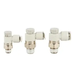 10pcs PTL Throttle Valve Pneumatic Push Lock Mini Fitting Flow Control Valve PTL4M5A/B Pneumatic Connector