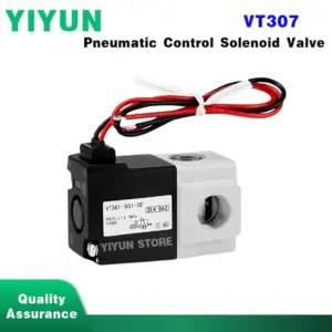 1pc VT307V VT307-6G1/5G1/4G1/-02/01 Pneumatic Negative Pressure Vacuum Control Solenoid Valve Two-way Three-port DC24V AC220V