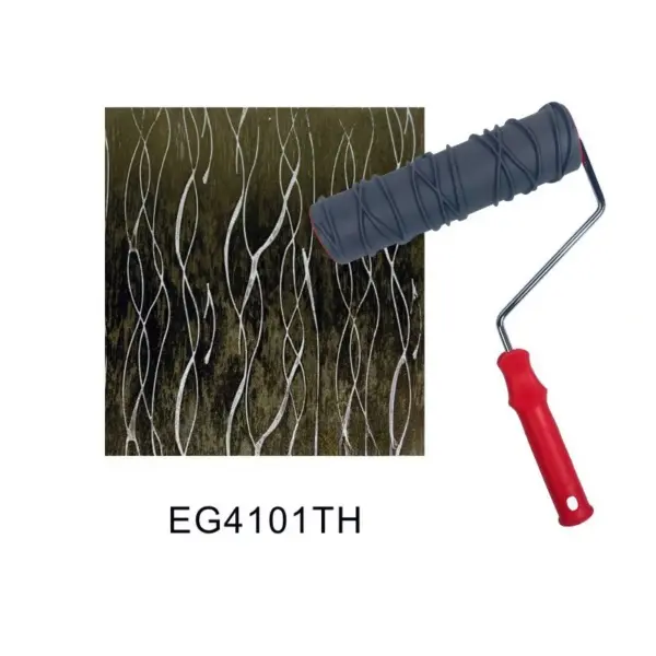 10 Inch Pattern Paint Roller Textured Stencil Tool for Wall Painting Decorative Art Effect Home DIY Supply