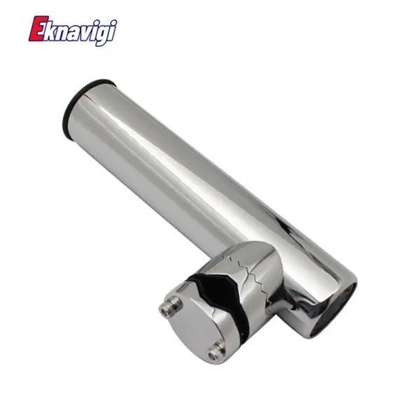 1PCS 316 Stainless Steel Fishing Rod Barrel Yacht Marine Fishing Rod Base Fishing Bracket Gun