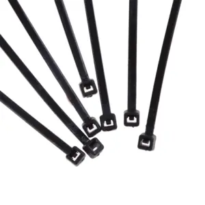 New 100Pcs/bag Nylon Cable Ties Cable Tie Self-locking Plastic Tie White Organiser Fasten Cable Wire Cable Zip Ties Random Color