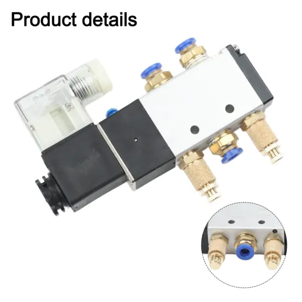 Shop with Confidence for 4V210 08 Solenoid Pneumatic Valve with Connector Muffler for High Pressure Applications