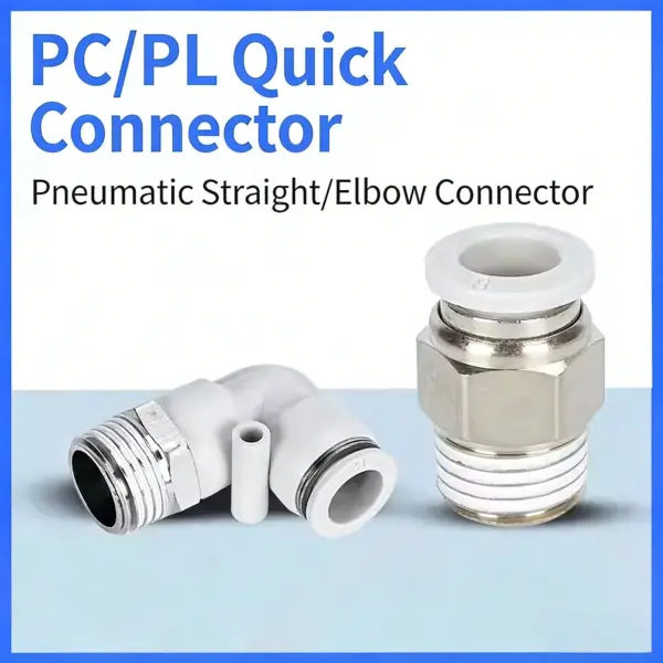 10Pcs 4 6 8 10 12 1416 Mm OD Tube PC PL Pneumatic Air Fitting Quickrelease Push To Connect Compressor 1/8 1/4 3/8 1/2" BSPT Male