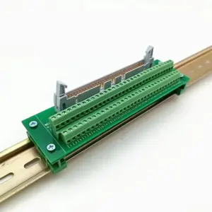UM42mm DIN Rail Mount IDC64 Breakout Board Terminal Block Module