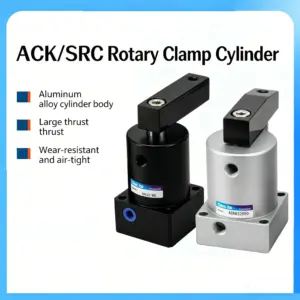 Pneumatic Small Cylinder 90 Degree 180 Rotation Clamping SRC25 Corner Press ACK32/40/50/63*90R/L