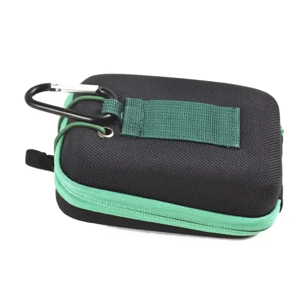 Shock Absorbing EVA Hard Case for For golf Rangefinders with Integrated Carabiner and Lanyard 125mm x 89mm x 49mm