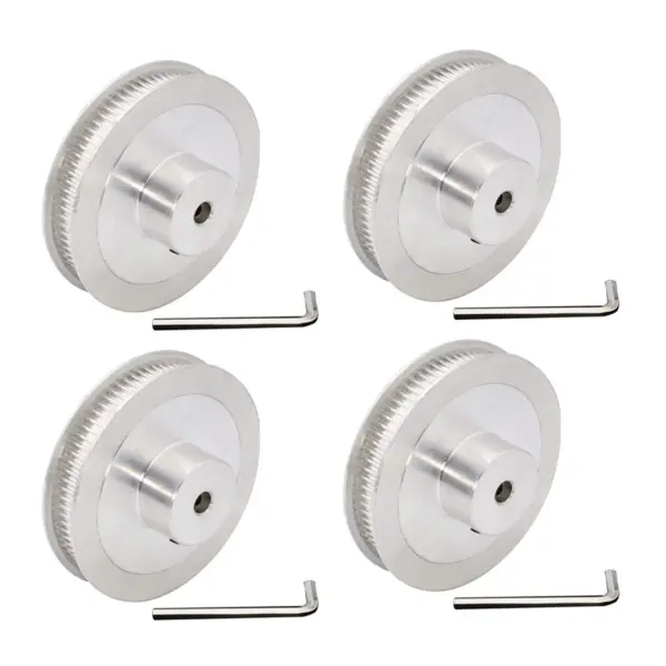 Y51A-4X,5Mm Bore GT2 80T Pulley Synchronous Wheel 2GT Timing Belt Pulley 80 Teeth For Voron 2.4 3D Printer 6Mm Width Belt