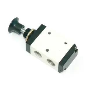3 Port 2 Position 3R210-08 Air Pneumatic Pull Valve 1/4" BSPP Hand Operated Lever Control Manual Solenoid Valve