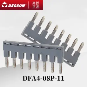 10Pcs DEGSON DFA4-02P-11-00ZH DFA4-04P-11 Screw Type DIN RAIL TERMINAL BLOCKS PHOENIX CONTACT FEED-THROUGH Lead 7439-92-1