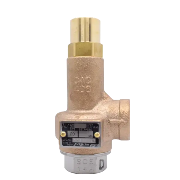 Yoshitake Safety Valve AL-150 DN15 DN20 DN25 DN32 DN40 DN50 Cast Bronze Closed Type Safety Relief Valve Steam Air Water Oil