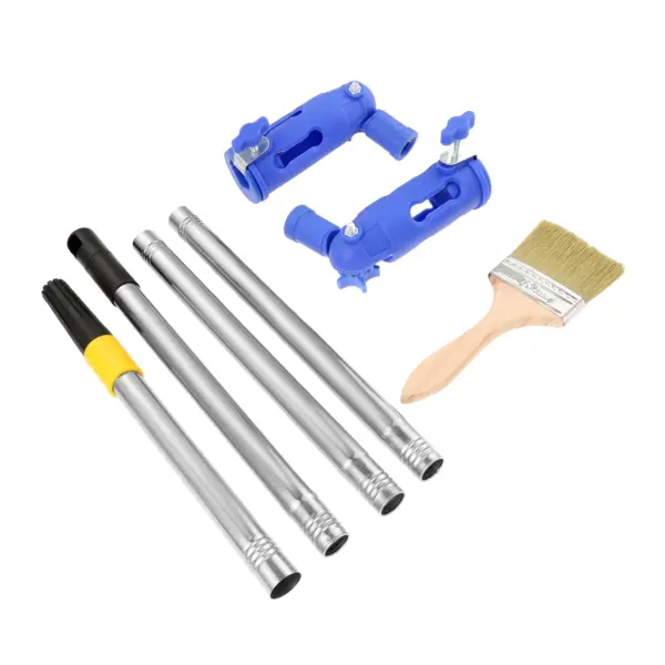 2pcs Multi-Angle Pait Brush Extender +3.6ft Paint Roller Extension Pole +Brush Wall Corner Painting Tool Wall Detail Decoration