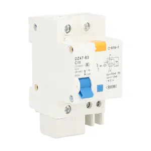 Circuit Breaker Mini MCB 1P+N 10A 230V 400V 30mA 6000A Breaking Capacity for Home Protection Circuit Breaker MCB