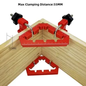 Woodworking 45 and 90 Degree Right Angle Clamps Aluminum Alloy Positioning Clamping Square Corner Clamp Auxiliary Fixture