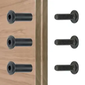 M6 Size Hex Socket Head Cap Screws Corrosion Resistant Carbon Steel Internal Hex Bolts Assortment Kit Metric Hex Socket Screws