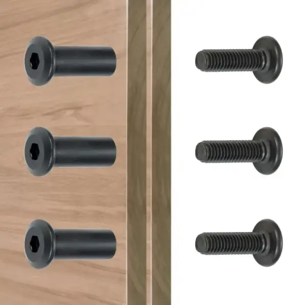 M6 Size Hex Socket Head Cap Screws Corrosion Resistant Carbon Steel Internal Hex Bolts Assortment Kit Metric Hex Socket Screws