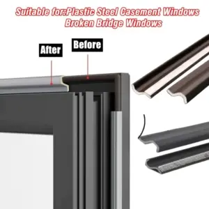  1pc 1m Self Adhesive Door Window Sealing Strip Soundproof acoustic foam seal tape Weather Stripping gap Filler Window Hard