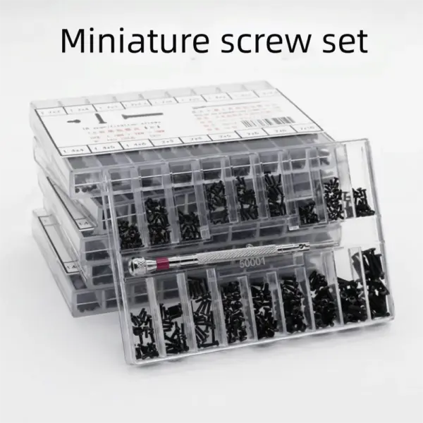 Maintenance Assorted Mini Screws Set Silver Cross Micro Screws Boxed Screw Repair Tool Watch Repair