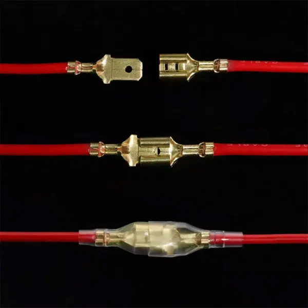 Terminal Block Cold Pressed Connector Kit With 900pcs Male And Female Butt Joint 2.8/4.8/6.3 Steel