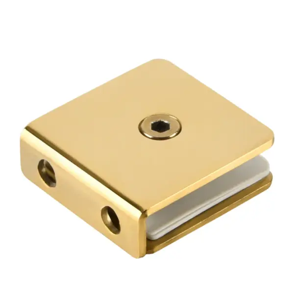 Gold Shower Room Fixed Clamp 0/90/135/180 Degrees T-type Glass Door Corner Code Fixed Clamp 304 Stainless Steel Glass Clamp
