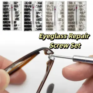 Tool Kit Assorted Mini Screws Set Silver Boxed Repair Tool Kit Cross Hardware Tools Watch Repair