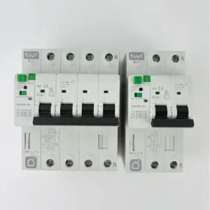 32/63/80/100A WIFI/RS-485 Communication Smart Switch Smart Life Energy Meter Kwh Metering Monitoring Circuit Breaker MCB