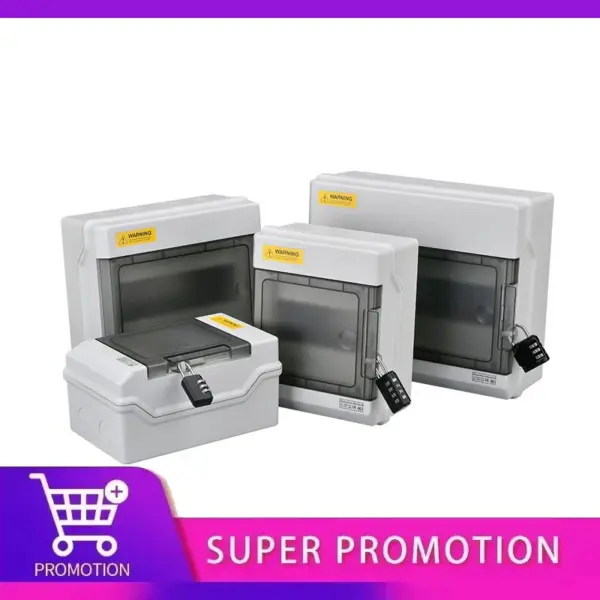 TOMZN Solar photovoltaic PV Combiner Box With Lightning Protection 6way 1 input 1 out DC 600V Fuse MCB SPD Waterproof Box IP65