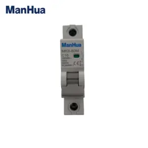 ManHua MK8-80M C16 1P Miniature Circuit Breaker Instantaneous Tripping 5-10In Designed for Inductive Load Circuits MCB