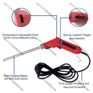 Hot Wire Thermal Foam Cutter Electric Hot Knife Polystyrene Styrofoam Cutting Handheld Tool