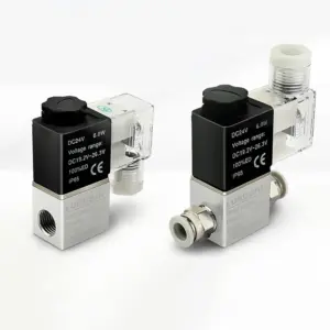 2V025-08 DC24V AC220v type pneumatic air solenoid valve 2 Position 2 Port Normally Closed Air Magnetic Valve Pneumatic