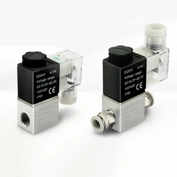 2V025-08 DC24V AC220v type pneumatic air solenoid valve 2 Position 2 Port Normally Closed Air Magnetic Valve Pneumatic