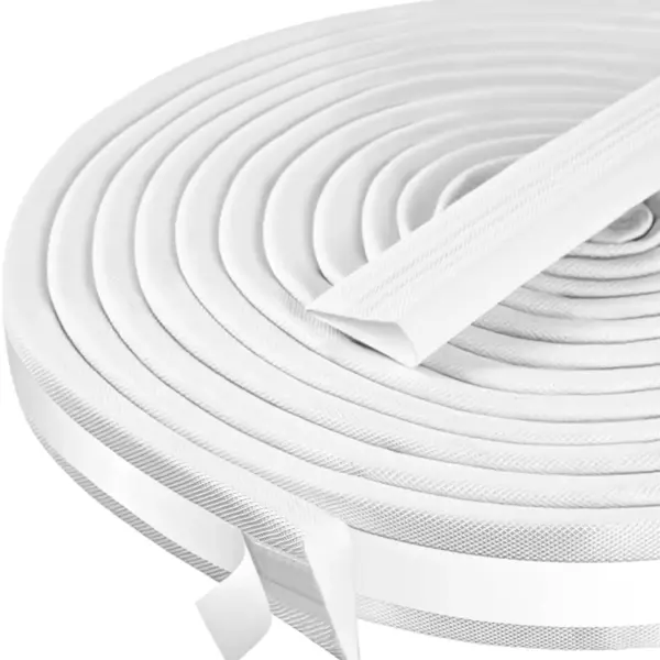 118” Weather Stripping Door Seal, Wedge Shape Foam Seal Strip Soundproofing Frame Winter Insulation Tape for Exterior Front Door Noise Cancelling Window Insert Weatherproof Insulation for Doos