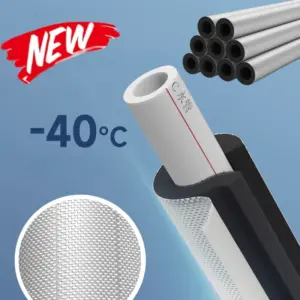 Self-adhesive Sponge Rubber Pipe Tube Protector Waterproof Pipeline Holder 16-60MM Thermal Insulation Tubular Protective Sleeve
