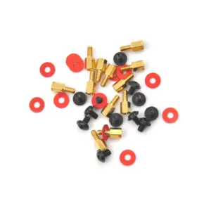 12Pcs Computer Mounting Screw Kit Motherboard Standoff Screw And Washer Assortment Set