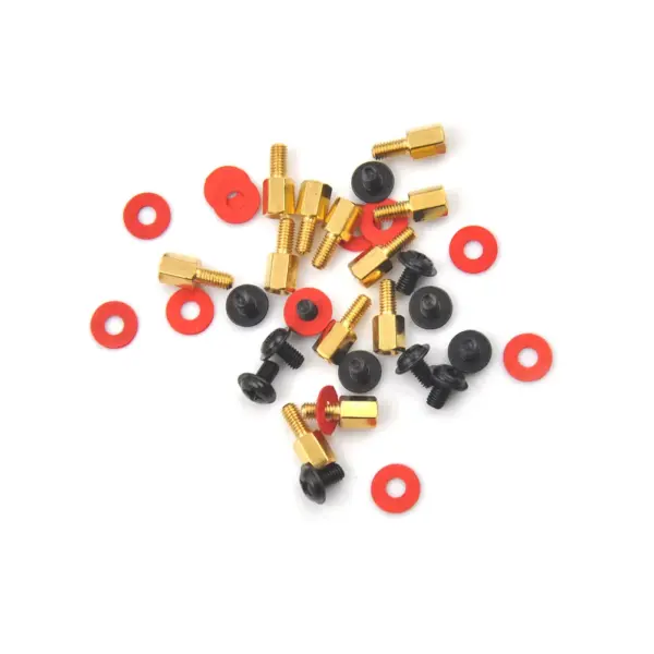 12Pcs Computer Mounting Screw Kit Motherboard Standoff Screw And Washer Assortment Set