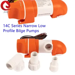 SEAFLO 14C Series Narrow Low Profile Bilge Pumps, 1100GPH/4160LPH  12V/24V Operated By Float Switch Boat Yacht Bilge Pump