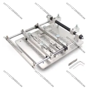 Manual Benchtop Solder Paste Printing Table PCB Stencil Printer High Precision SMT Assembly Hand Screen Printing Equipment