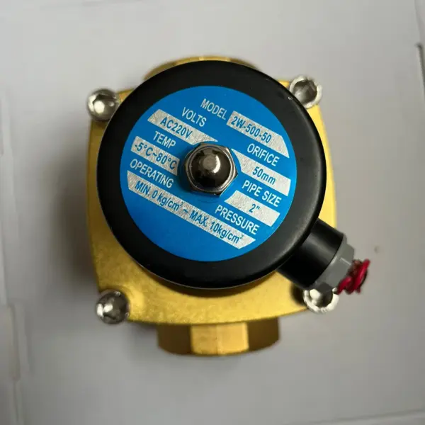 2" Electric Solenoid Valve Water Air DC12V DC24V AC110V AC220V 2W-500-50 G2"
