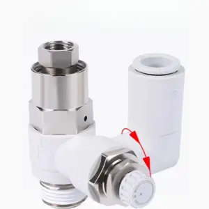 1PC Pneumatic pilot operated speed control valve ASP330/430/530/630F-01-02-03-04-06-08-10-12S