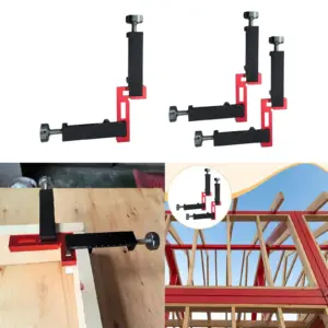 90 Degree Angle Clamp Kit Calibration Tool for Cabinet Door Professional Easily Install Multifunctional Sturdy Aluminum Alloy