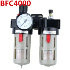 BFC2000 BFC3000 BFC4000 1/4 3/8 1/2 Air Compressor Oil Water Separator Filter Regulator Preparation Unit FRL Combination