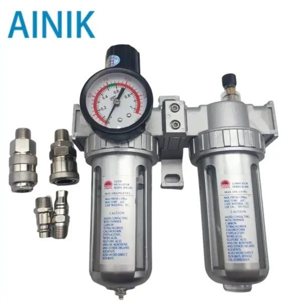 SFC-400 SFC-300 SFC-200 Air Compressor Air Filter Regulator Oil Water Separator Trap Filter Regulator Valve Automatic Drain