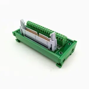 DIN Rail Mount IDC40 2x20Pins 0.1" Male Header Breakout Board, Terminal Block, Connector