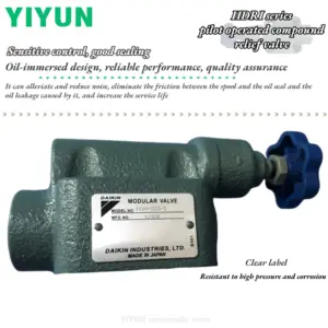 HDRI-G03-3，HDRI-T03-3 YIYUN pneumatic component Check valve pressure regulating valve pilot operated relief valve,HDRI series